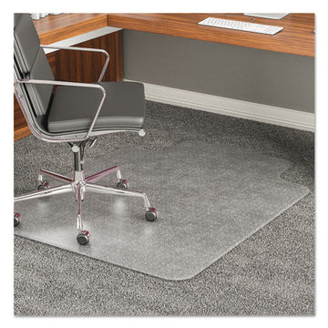 deflecto® Execumat All Day Use Chair Mat For High Pile Carpet, 45 X 53, Wide Lipped, Clear freeshipping - TVN Wholesale